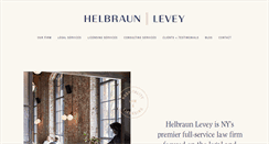 Desktop Screenshot of helbraunlevey.com